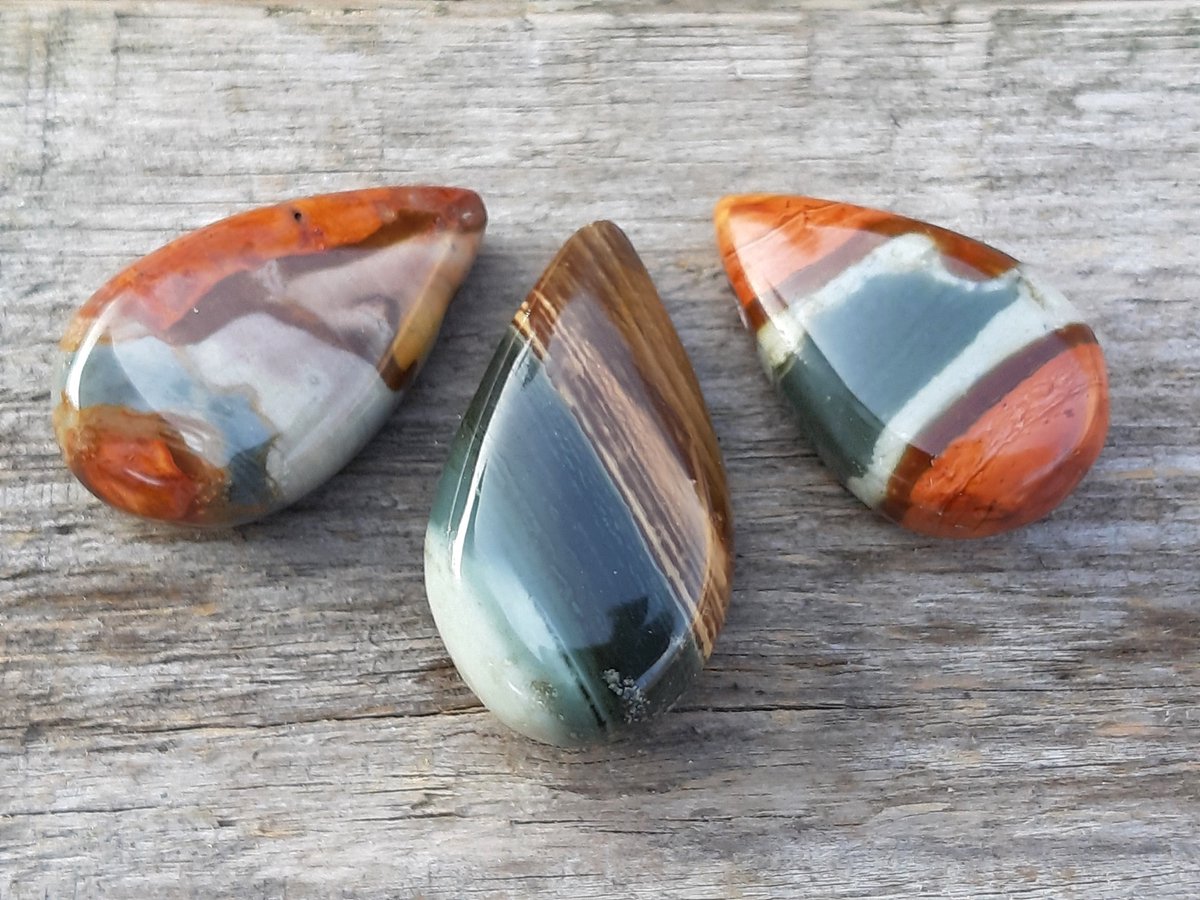 Edelsteen Jaspis Polychroom doorboorde hanger